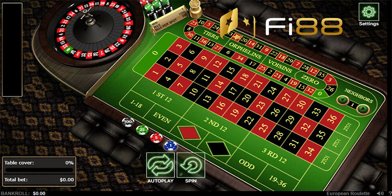 Cách chơi Roulette tại Casino Fi88